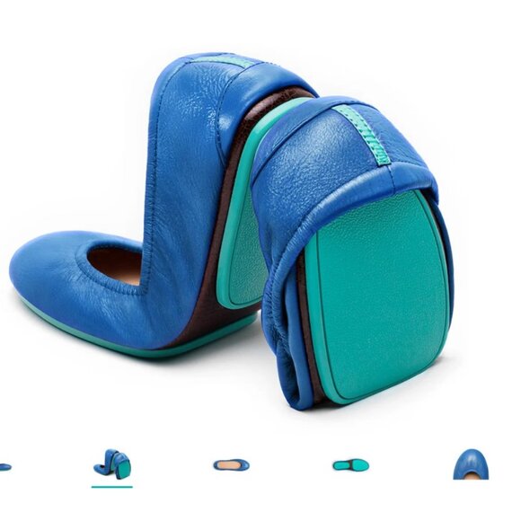 Tieks by Gavrieli Ballet Flats in Cobalt Blue Size 10 - Picture 1 of 7